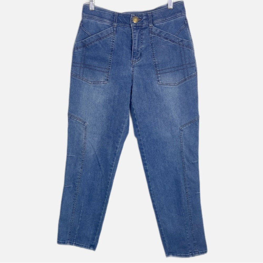 Democracy Ab Solution Ankle Barrel Jeans with Side Seams 6